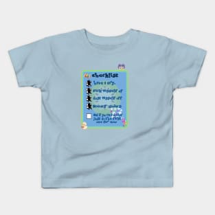 Bluey Checklist Kids T-Shirt